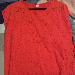 Red Sleeveless Top